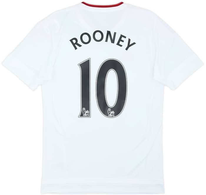 2015-16 Manchester United Away Shirt Rooney #10 (S)