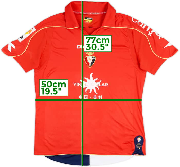 2008-09 Osasuna Home Shirt - 5/10 - (L)