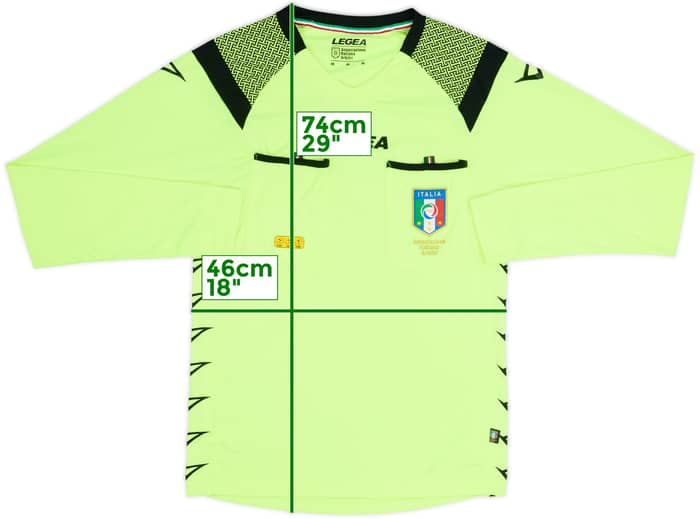 2019-20 Italy Legea Referee L/S Shirt - 7/10 - (M)