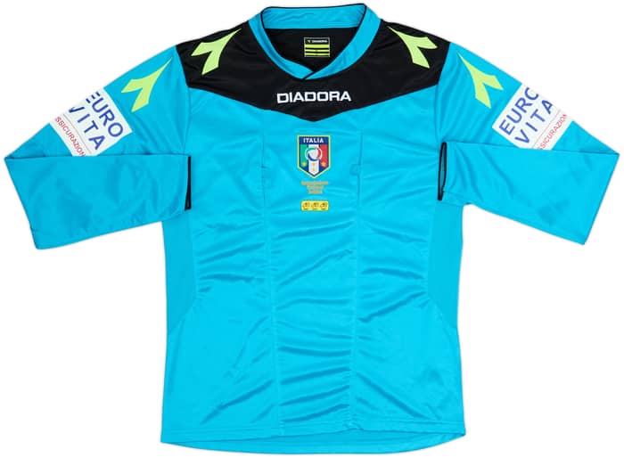 2015-16 Italy Diadora Referee L/S Shirt - 10/10 - (S)