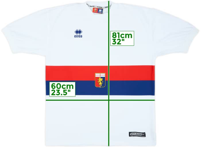 Camiseta de visitante del Genoa 2002-03 - 9/10 - (XXL)