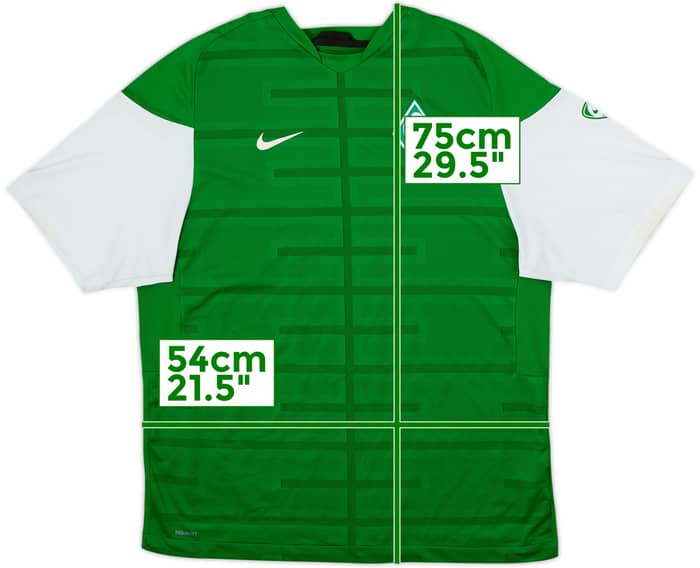 2009-10 Werder Bremen Nike Training Shirt - 6/10 - (L)