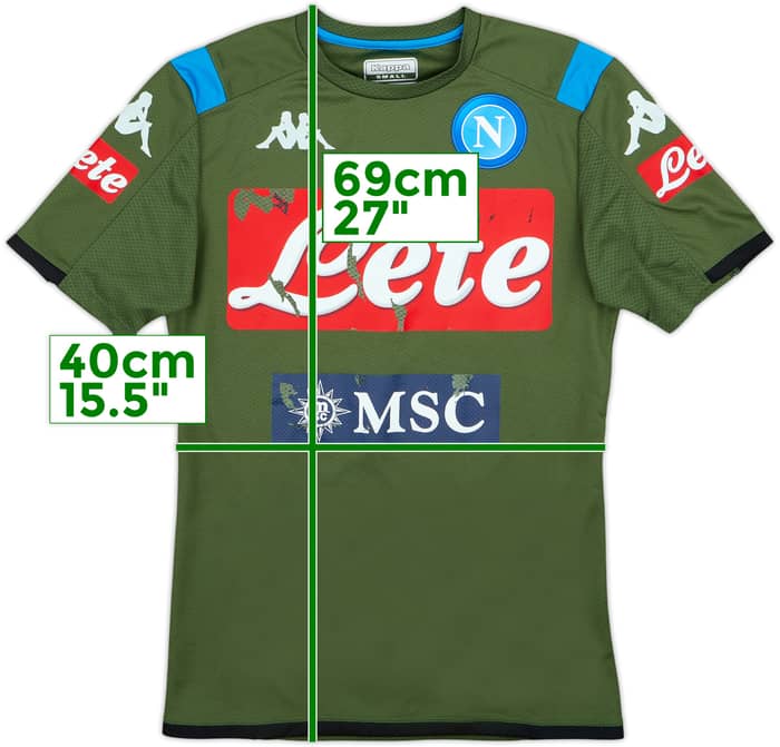 2019-20 Napoli Kappa Training Shirt - 4/10 - (S)