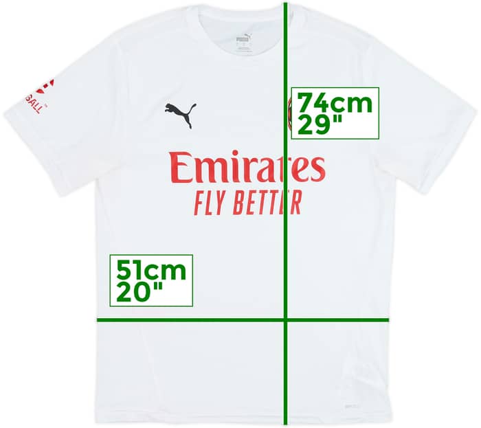 2020-21 AC Milan Puma Training Shirt - 7/10 - (L)