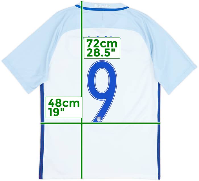 2016-17 England Home Shirt Kane #9 - 5/10 - (S)