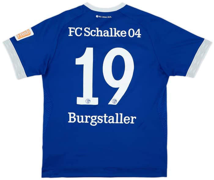 2018-19 Schalke Home Shirt Burgstaller #19 - 5/10 - (L)