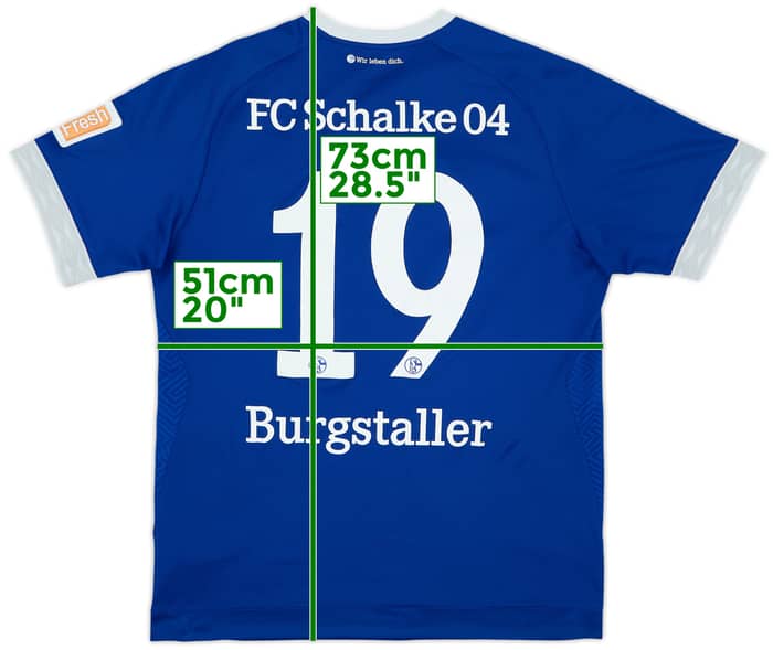 2018-19 Schalke Home Shirt Burgstaller #19 - 5/10 - (L)