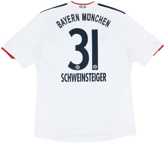 Camiseta de visitante del Bayern Munich 2010-11 Schweinsteiger Schweinsteiger #31 - 8/10 - (XL)