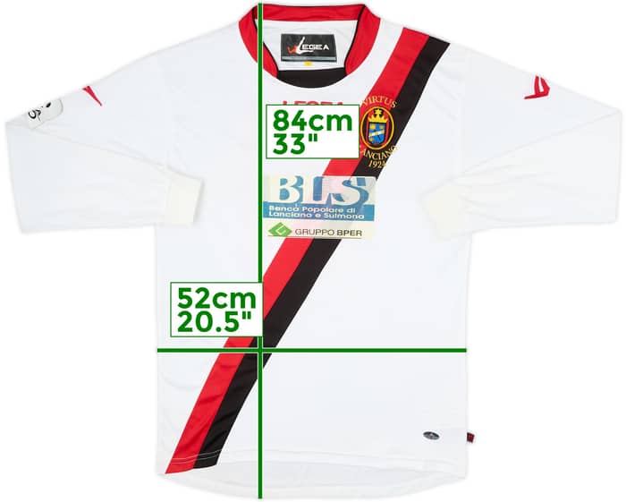 2011-12 Virtus Lanciano Match Issue Away L/S Shirt #10
