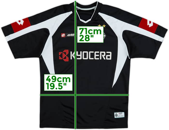 Camiseta de visitante del Borussia Monchengladbach 2005-06 - 4/10 - (M)