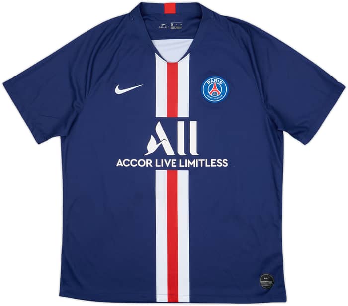 2019-20 Paris Saint-Germain Home Shirt Mbappe #7 - 9/10 - (XL)