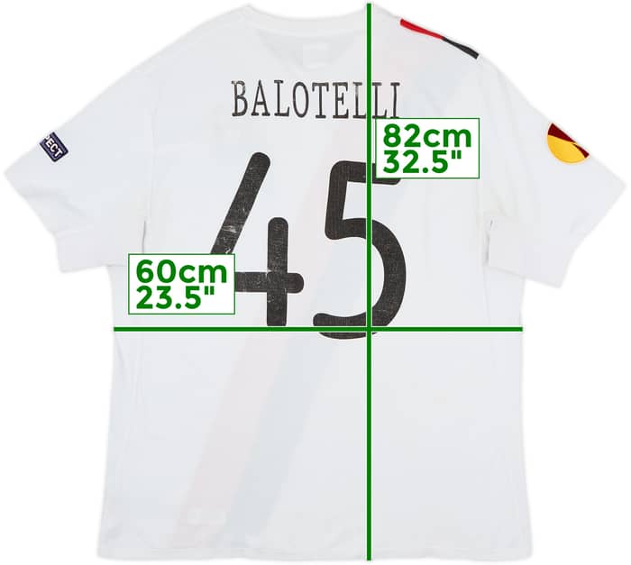 2009-11 Manchester City Third Shirt Balotelli #45 - 6/10 - (XXL)
