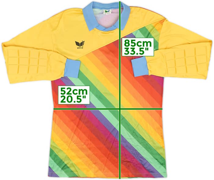 1990s Erima Template GK Shirt #1 - 9/10 - (L)