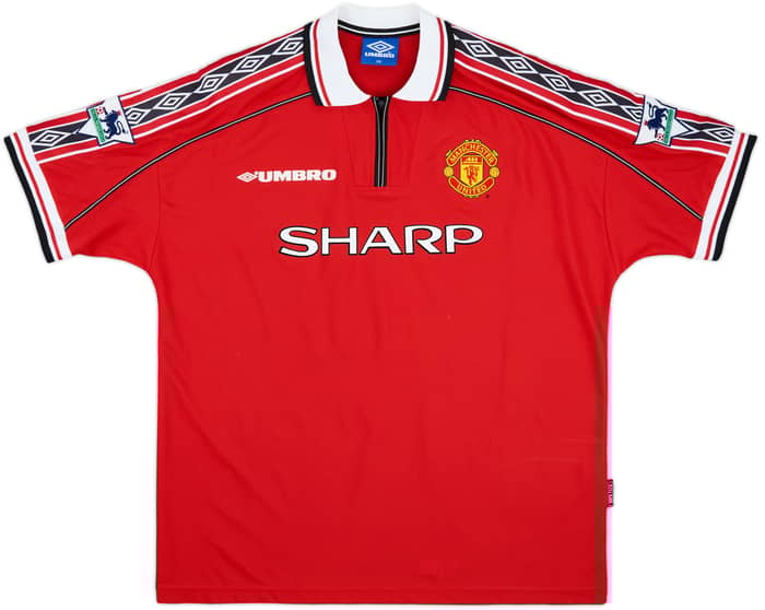 1998-00 Manchester United Home Shirt Keane #16 - 10/10 - (XXL)