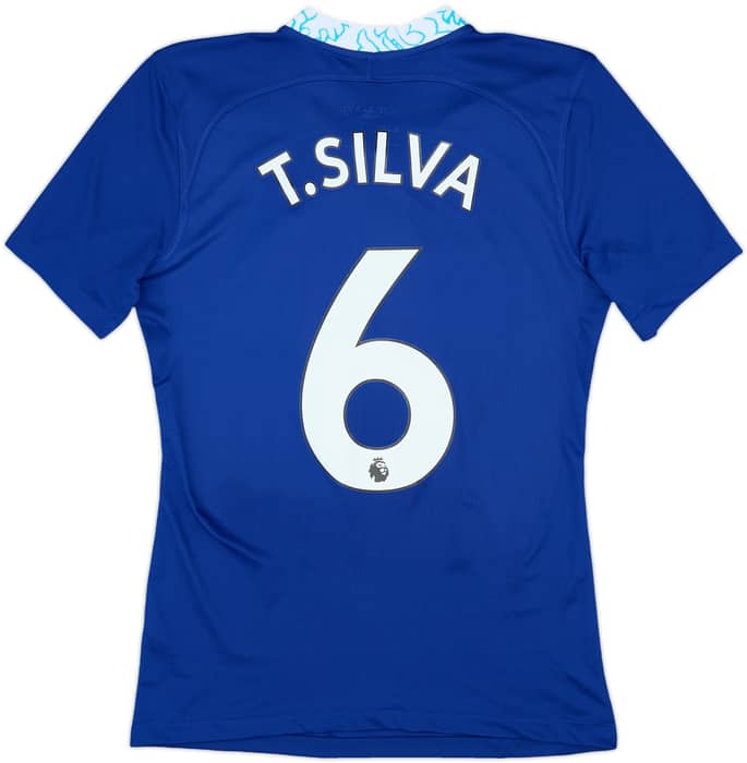 2022-23 Chelsea Authentic Home Shirt T.Silva #6 - 10/10 - (S)