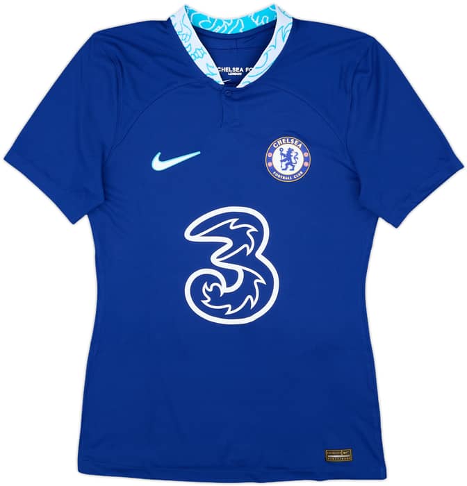 2022-23 Chelsea Authentic Home Shirt T.Silva #6 - 10/10 - (S)