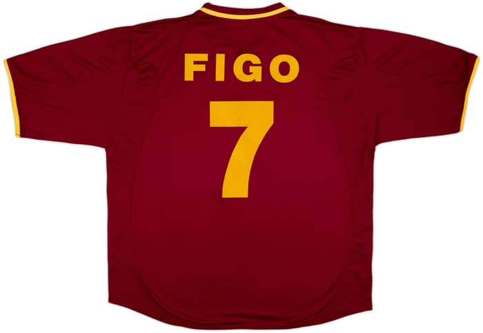 2000-02 Portugal Home Shirt Figo #7 - 6/10 - (XXL)