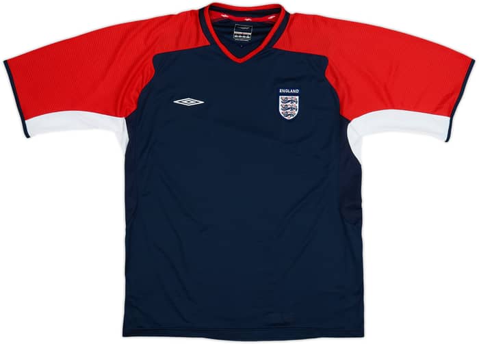 2005-06 England Umbro Training Shirt - 9/10 - (L)