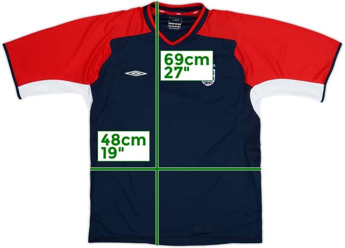2005-06 England Umbro Training Shirt - 9/10 - (L)