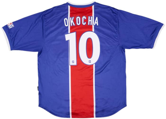 1999-00 Paris Saint-Germain Home Shirt Okocha #10 - 8/10 - (XL)