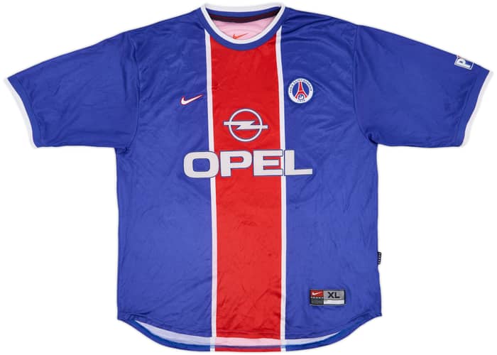 1999-00 Paris Saint-Germain Home Shirt Okocha #10 - 8/10 - (XL)