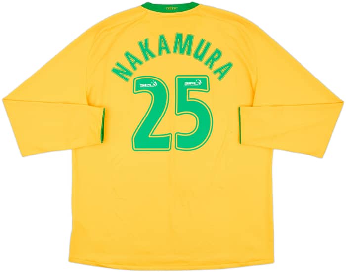 2008-09 Celtic Away L/S Shirt Nakamura #25 - 7/10 - (XXL)