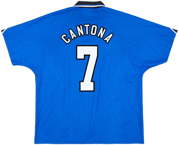 1996-98 Manchester United Third Shirt Cantona #7 - 8/10 - (XXL)