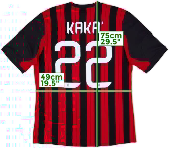 2013-14 AC Milan Home Shirt Kaka #22 - 8/10 - (L)