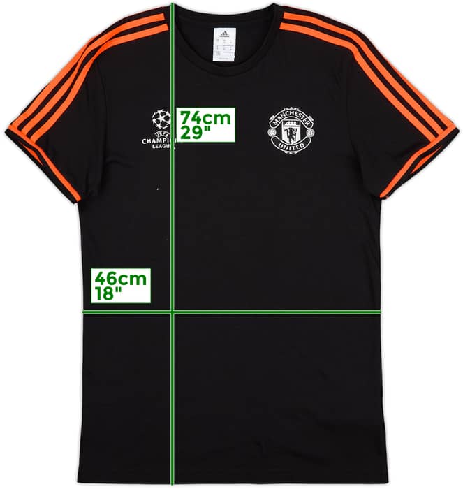 2015-16 Manchester United adidas CL Cotton Tee - 9/10 - (M)