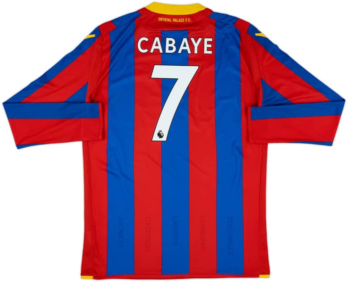 2017-18 Crystal Palace Home L/S Shirt Cabaye #7 - 7/10 - (XXL)