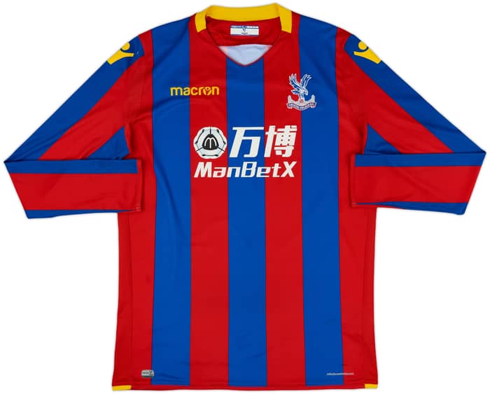 2017-18 Crystal Palace Home L/S Shirt Cabaye #7 - 7/10 - (XXL)