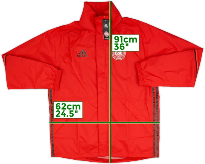 2015-16 Denmark adidas Hooded Rain Jacket (L)