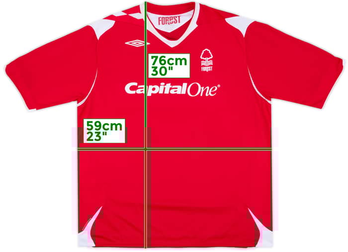 2006-08 Nottingham Forest Home Shirt - 10/10 - (XXL)