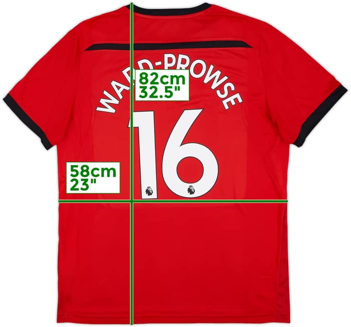 2018-19 Southampton Home Shirt Ward-Prowse #16 - 8/10 - (XXL)