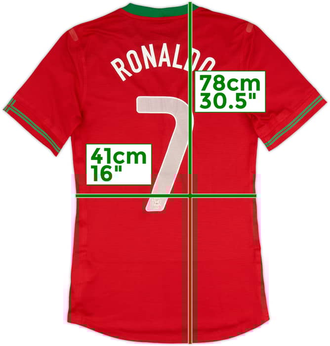 2012-13 Portugal Player Issue Home Shirt Ronaldo #7 (S)