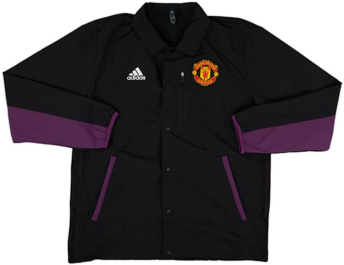 2021-22 Manchester United adidas Coach Jacket - 8/10 - (M)