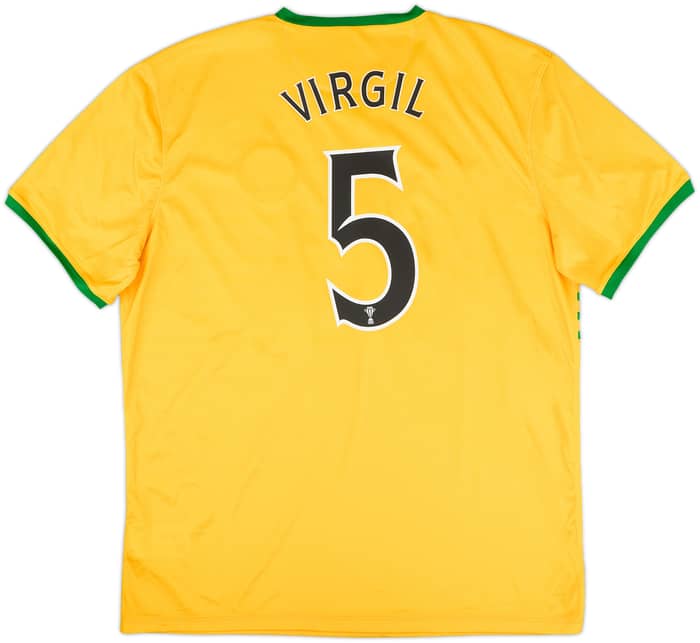 2013-14 Celtic Away Shirt Virgil #5 (XL)