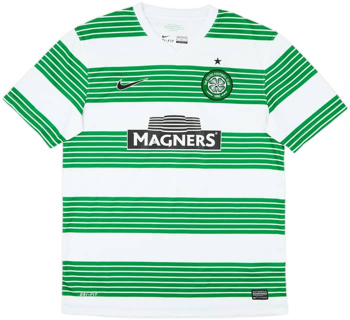 2013-15 Celtic Home Shirt Virgil #5 - 9/10 - (M)