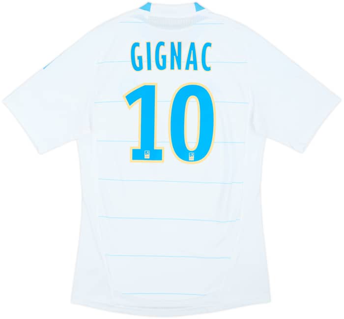 2010-11 Olympique Marseille Home Shirt Gignac #10 - 8/10 - (S)
