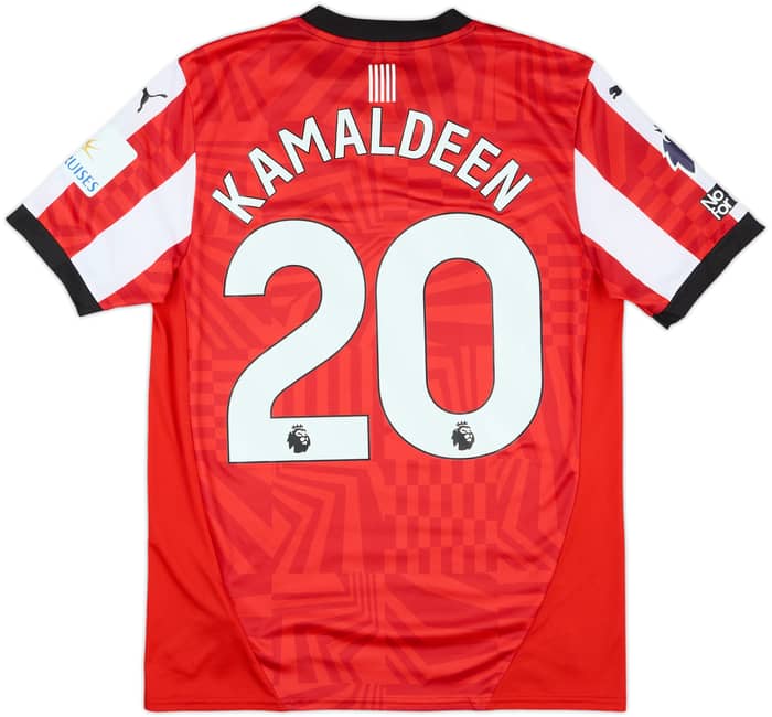 2024-25 Southampton Match Worn Home Shirt Kamaldeen #20