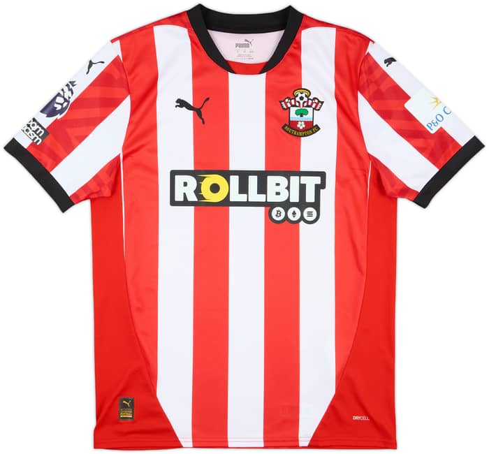 2024-25 Southampton Match Issue Home Shirt Manning #3