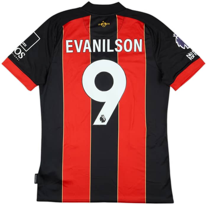 2024-25 Bournemouth Match Issue Home Shirt Evanilson #9