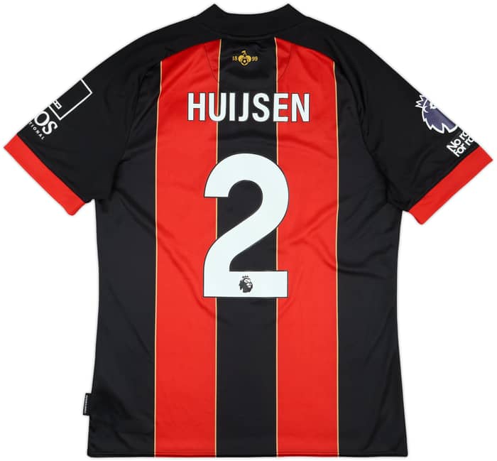 2024-25 Bournemouth Match Issue Home Shirt Huijsen #2