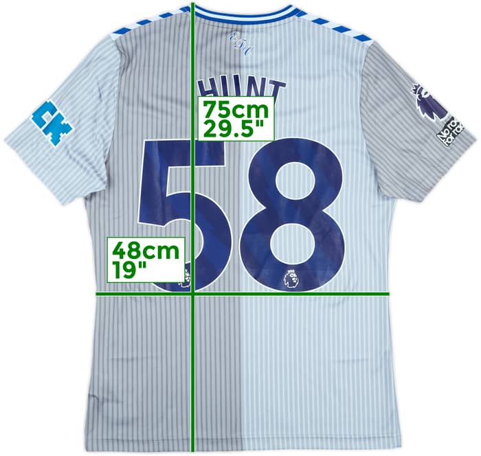 2023-24 Everton Match Issue Third Shirt Hunt #58