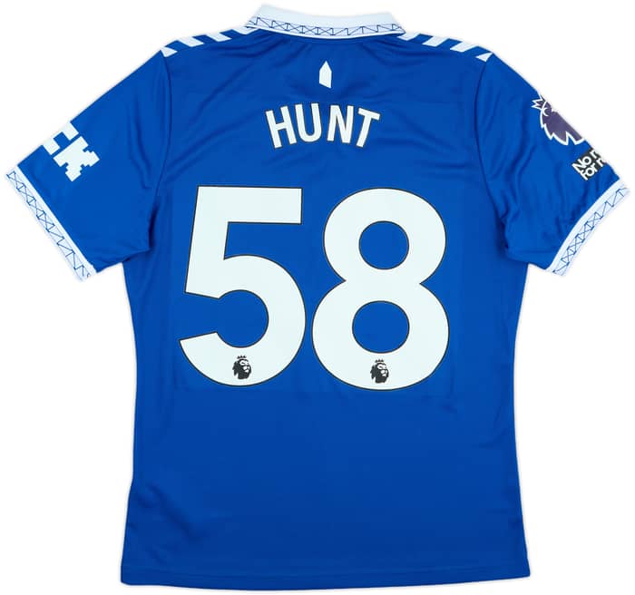 2023-24 Everton Match Issue Home Shirt Hunt #58