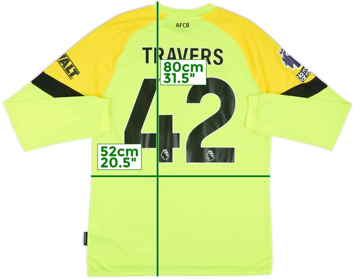 2023-24 Bournemouth Match Issue GK Shirt Travers #42