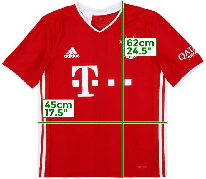 2020-21 Bayern Munich Home Shirt - 6/10 - (L.Boys)