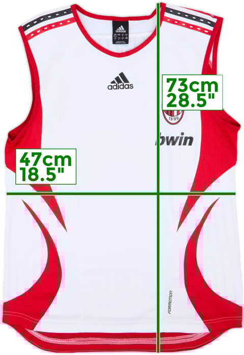 2006-07 AC Milan adidas Training Vest - 6/10 - (M)