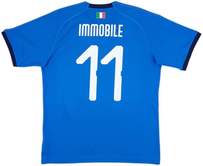 2018-19 Italy Home Shirt Immobile #11 - 8/10 - (L)