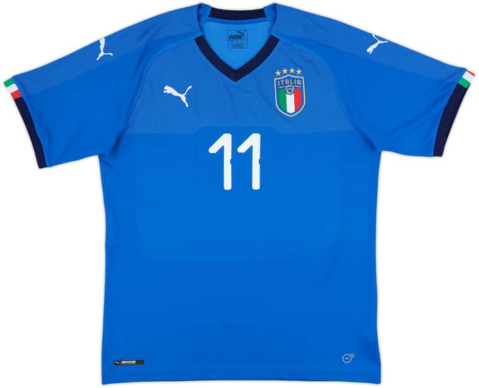 2018-19 Italy Home Shirt Immobile #11 - 8/10 - (L)